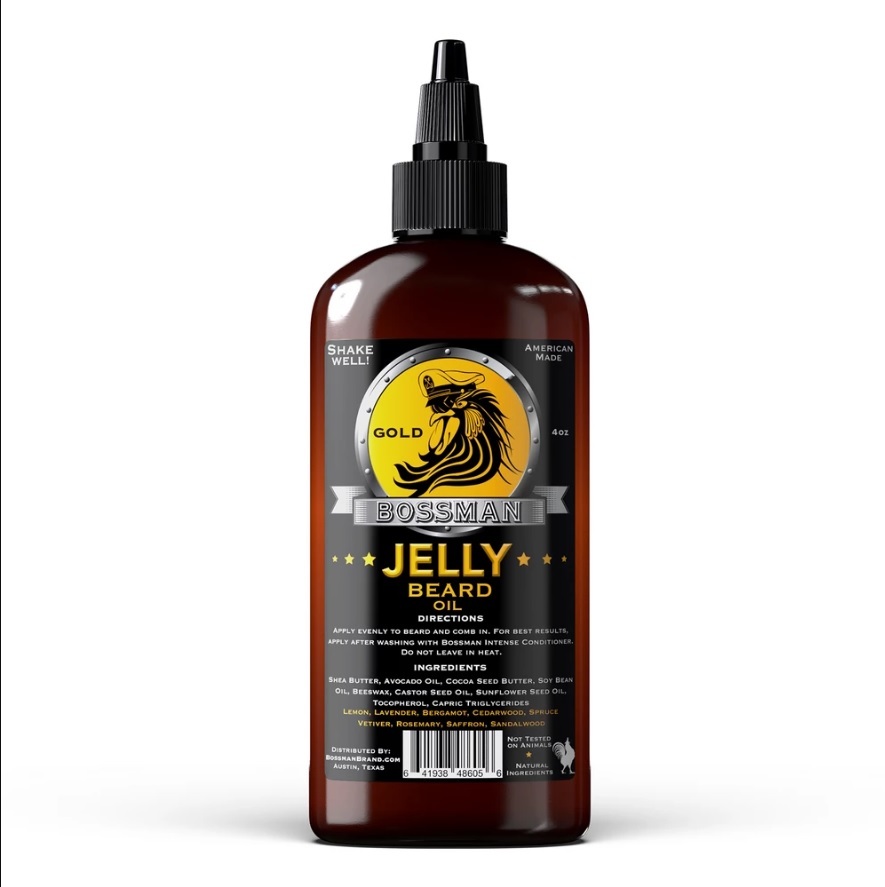 Bossman: Beard Jelly Oil - Gold (118ml) image