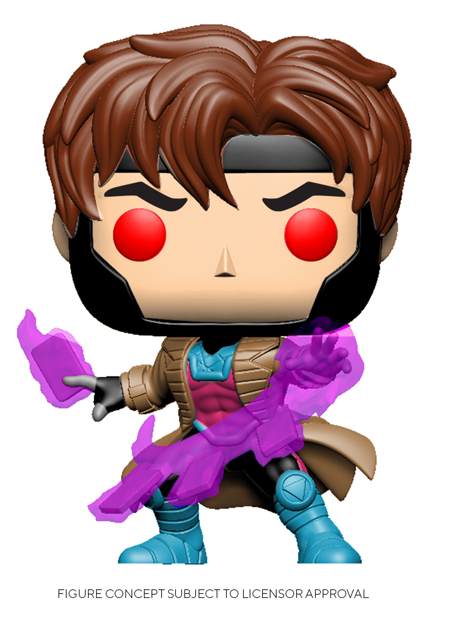 Marvel: X-Men - Gambit (Glow) Pop! Vinyl Figure image