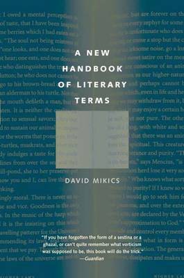 A New Handbook of Literary Terms by David Mikics image