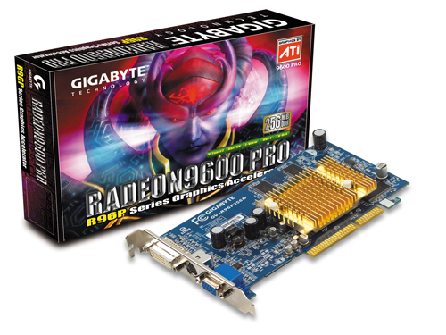 Gigabyte Graphics Card Radeon R9600 Pro 256M AGP