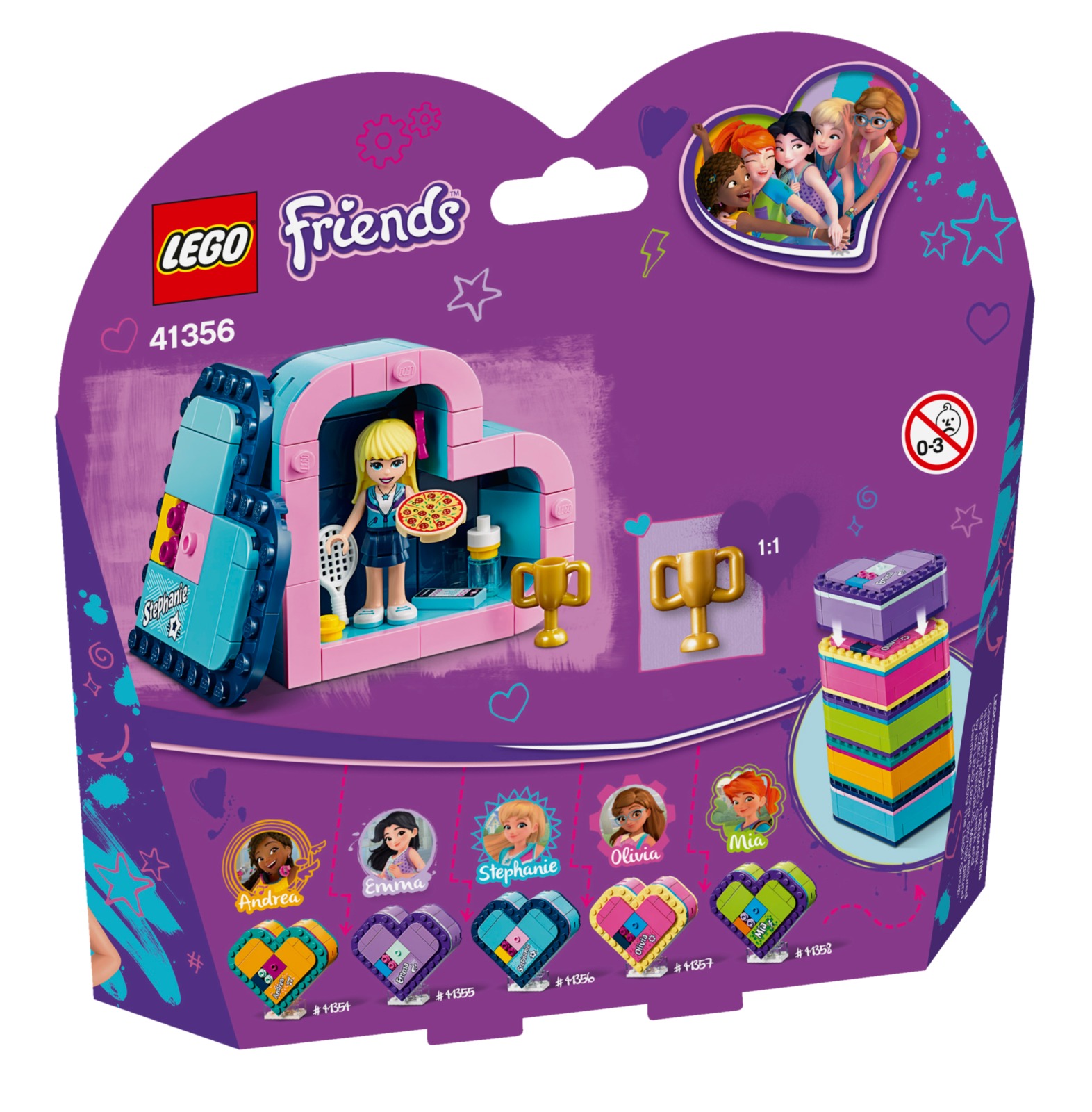 LEGO Friends: Stephanie's Heart Box (41356) image