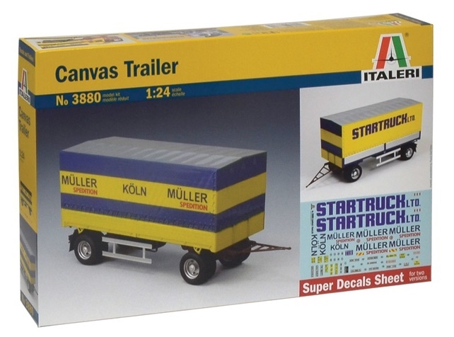 1:24 Canvas Trailer - Model Kit image