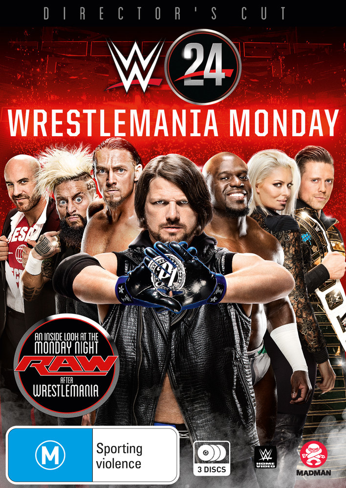 WWE: WWE 24: Wrestlemania Monday on DVD image