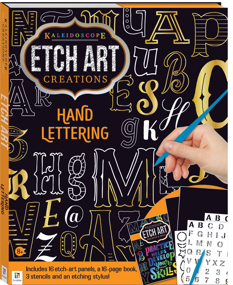 Kaleidoscope: Etch Art Creations - Hand Lettering image