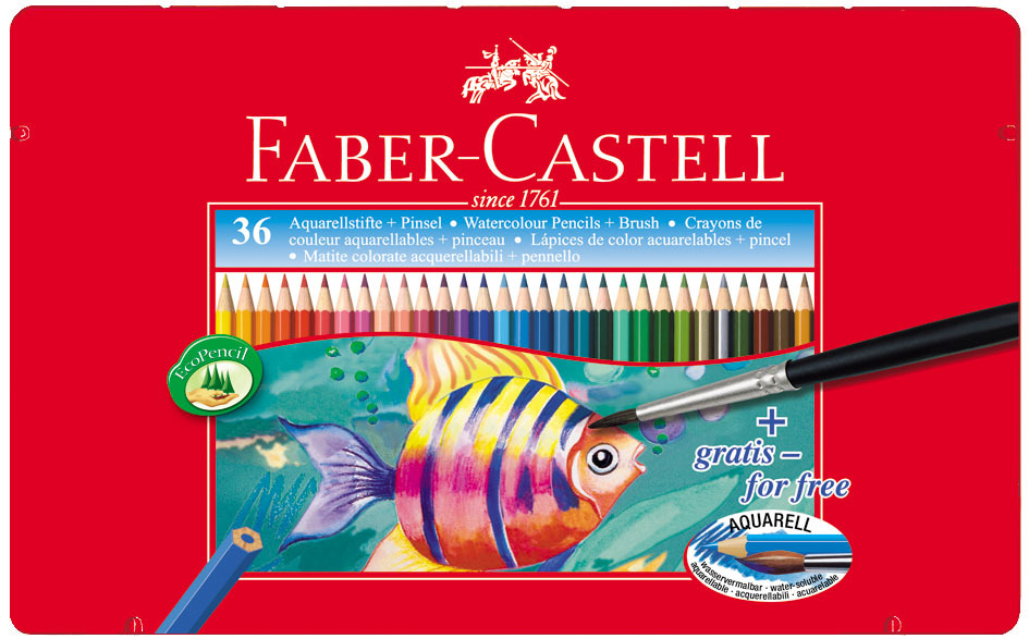 Faber-Castell: Watercolour (Tin of 36)