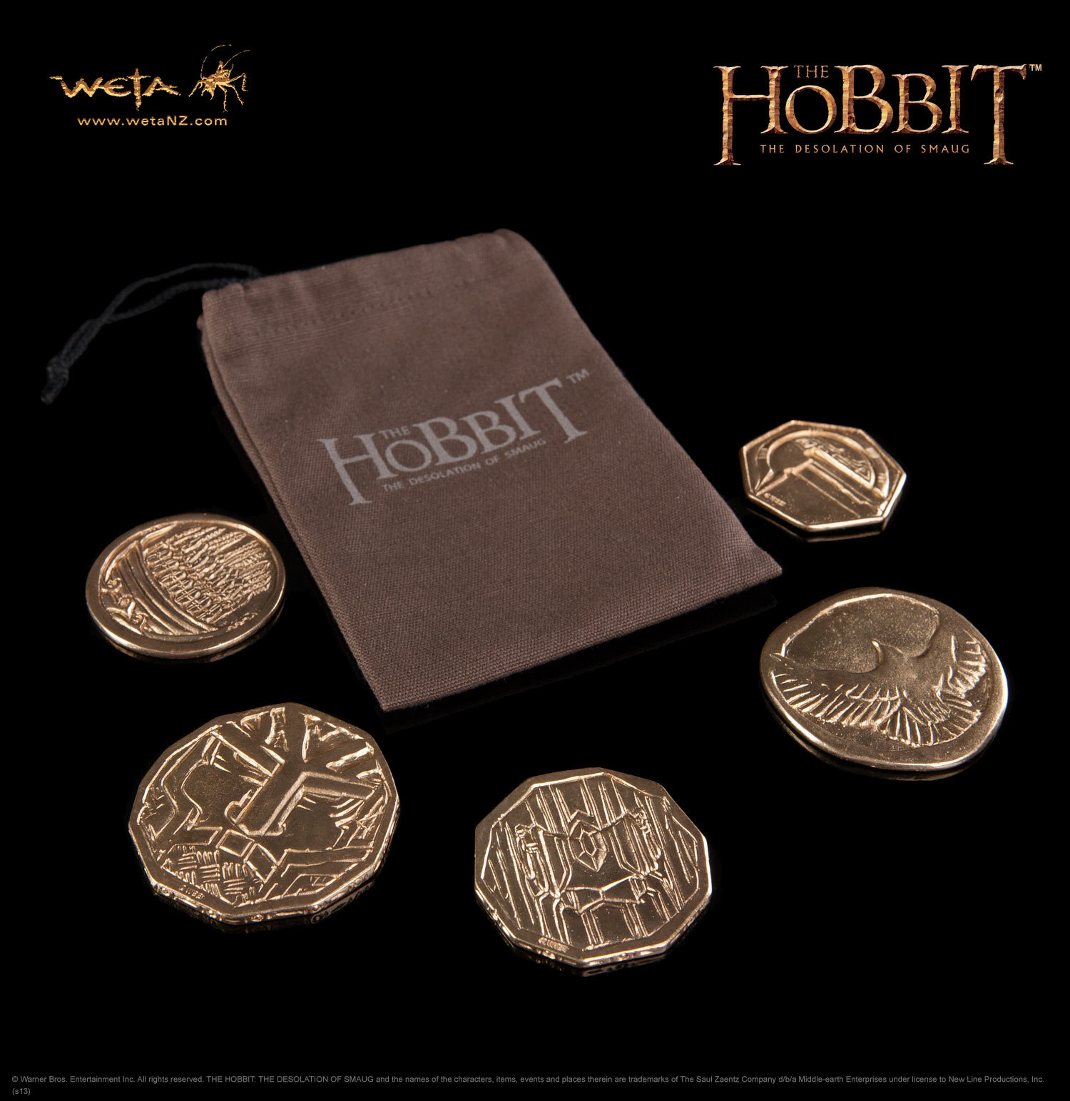 The Hobbit: Desolation of Smaug Treasure Coin Pouch - by Weta