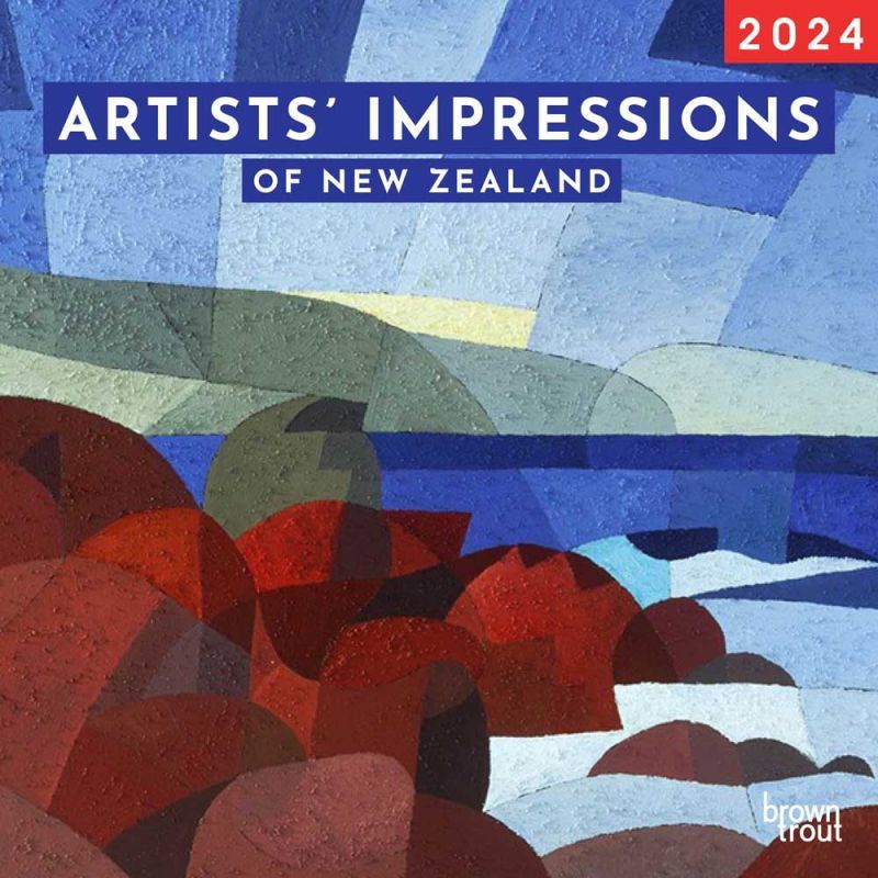 Buy Artists' Impressions of New Zealand 2024 Square Wall Calendar at