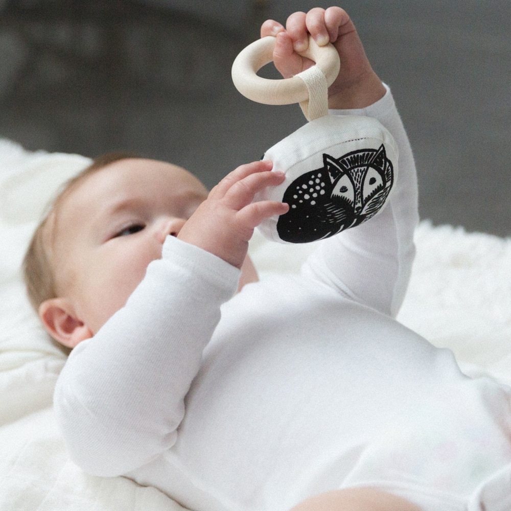 Wee Gallery: Organic Cotton Rattle - Fox image