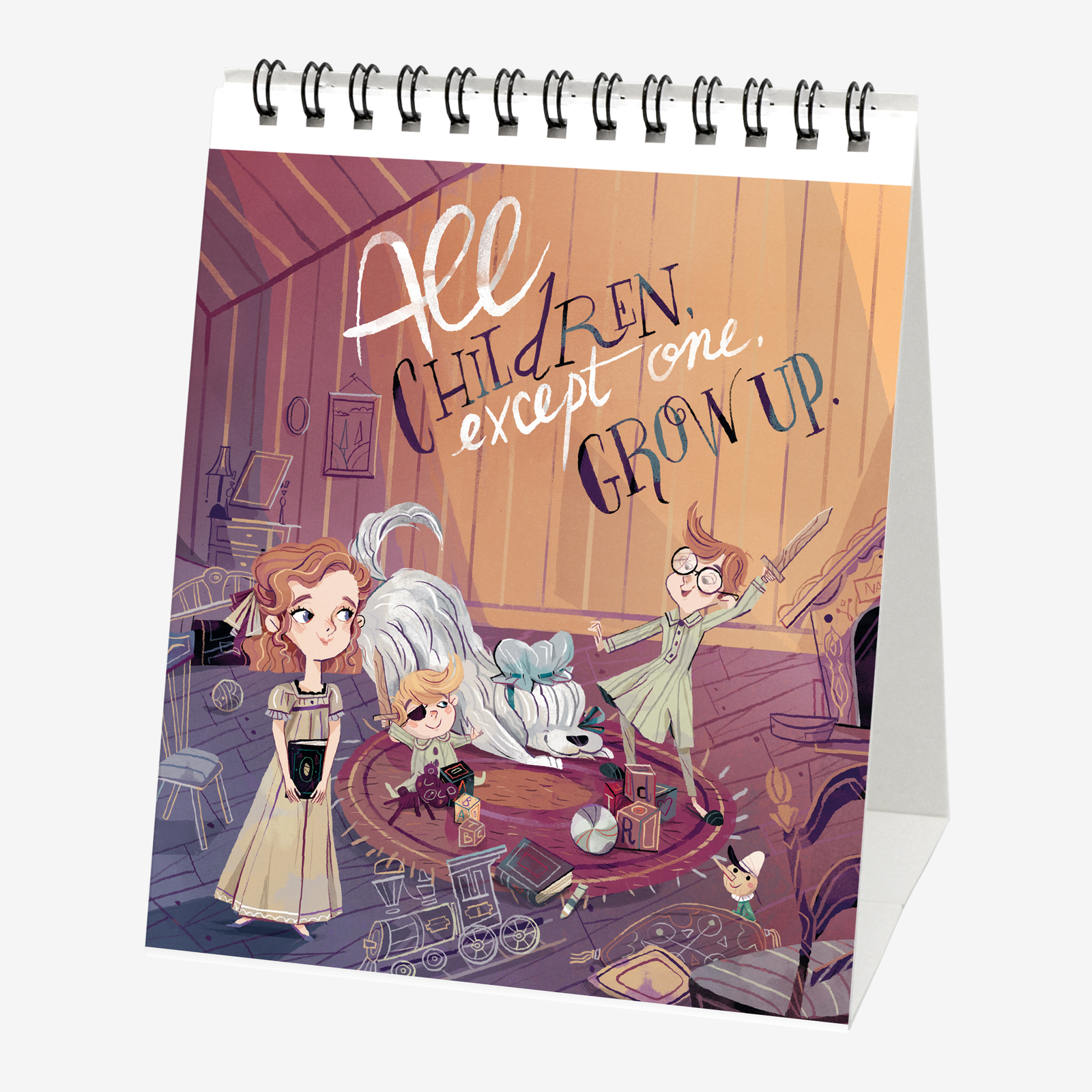 Legami: Peter & Wendy 2020 Desk Calendar image