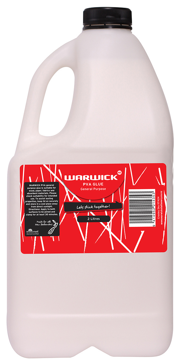 Buy Warwick Glue PVA Resin General Purpose 2L at Mighty Ape NZ