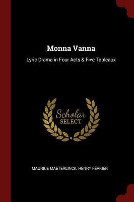 Monna Vanna by Maurice Maeterlinck image