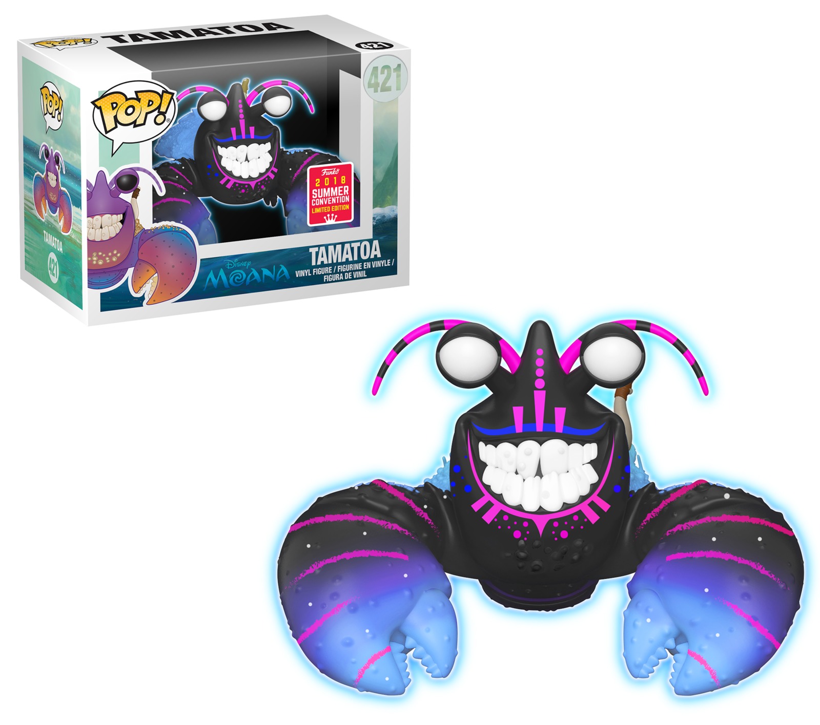 Moana - Tamatoa (Neon Ver.) Pop! Vinyl Figure (LIMIT - ONE PER CUSTOMER) image