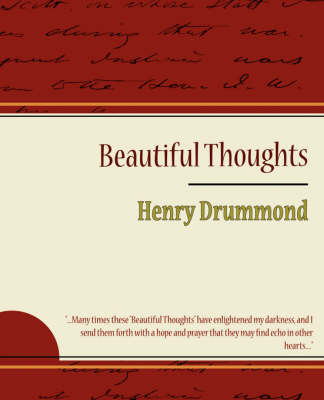Beautiful Thoughts - Henry Drummond by Henry Drummond image
