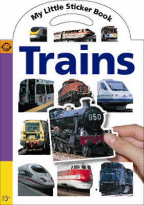 My Little Sticker Book Trains by Roger Priddy image