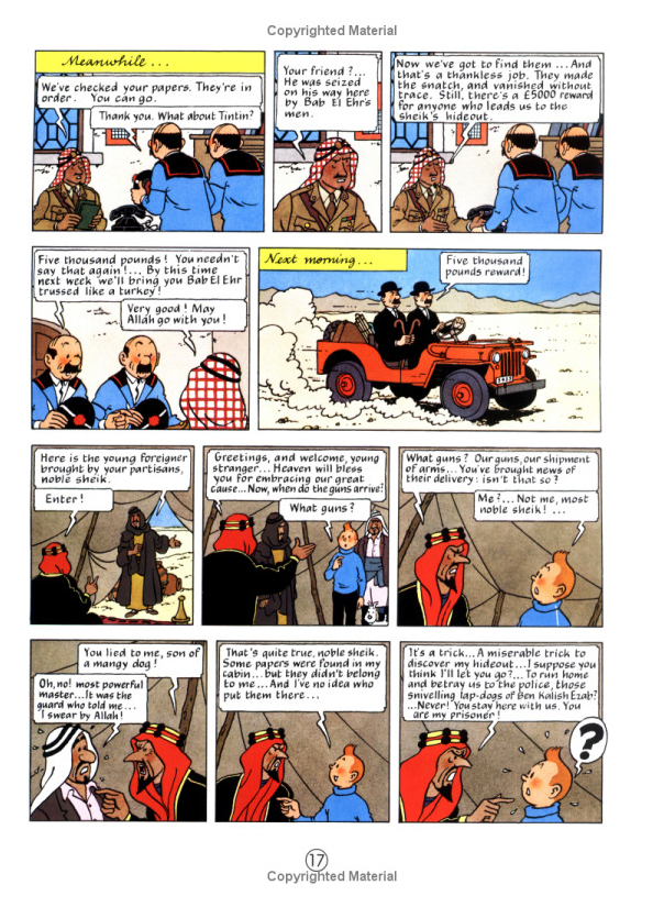 Land of Black Gold (The Adventures of Tintin #15) by Herge image