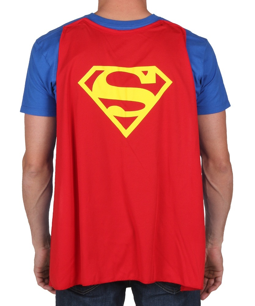 Superman - Shield Cape T-Shirt (XL)