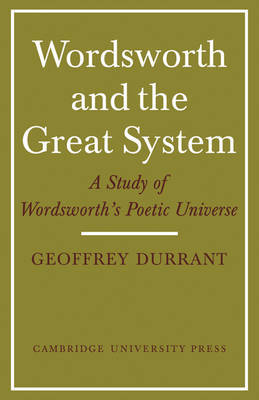 Wordsworth and the Great System by Geoffrey Durrant image
