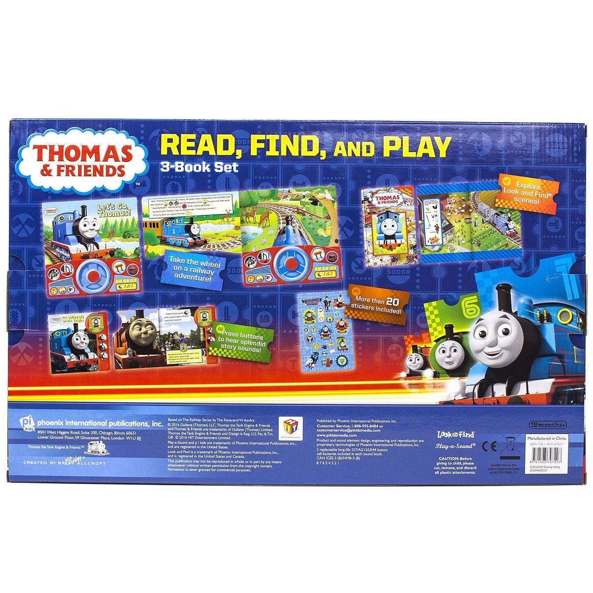 Thomas & Friends Read, Find And Play 3-Book Set by Thomas and Friends