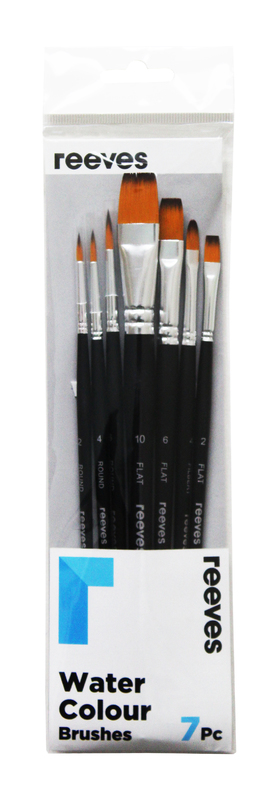 Buy Reeves: Watercolour Brush - Golden Synthetic Short Handle at Mighty