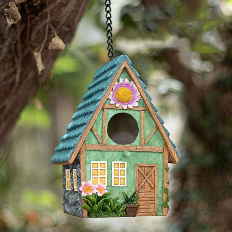 Colourful Resin Bird House For Nesting at Mighty Ape NZ