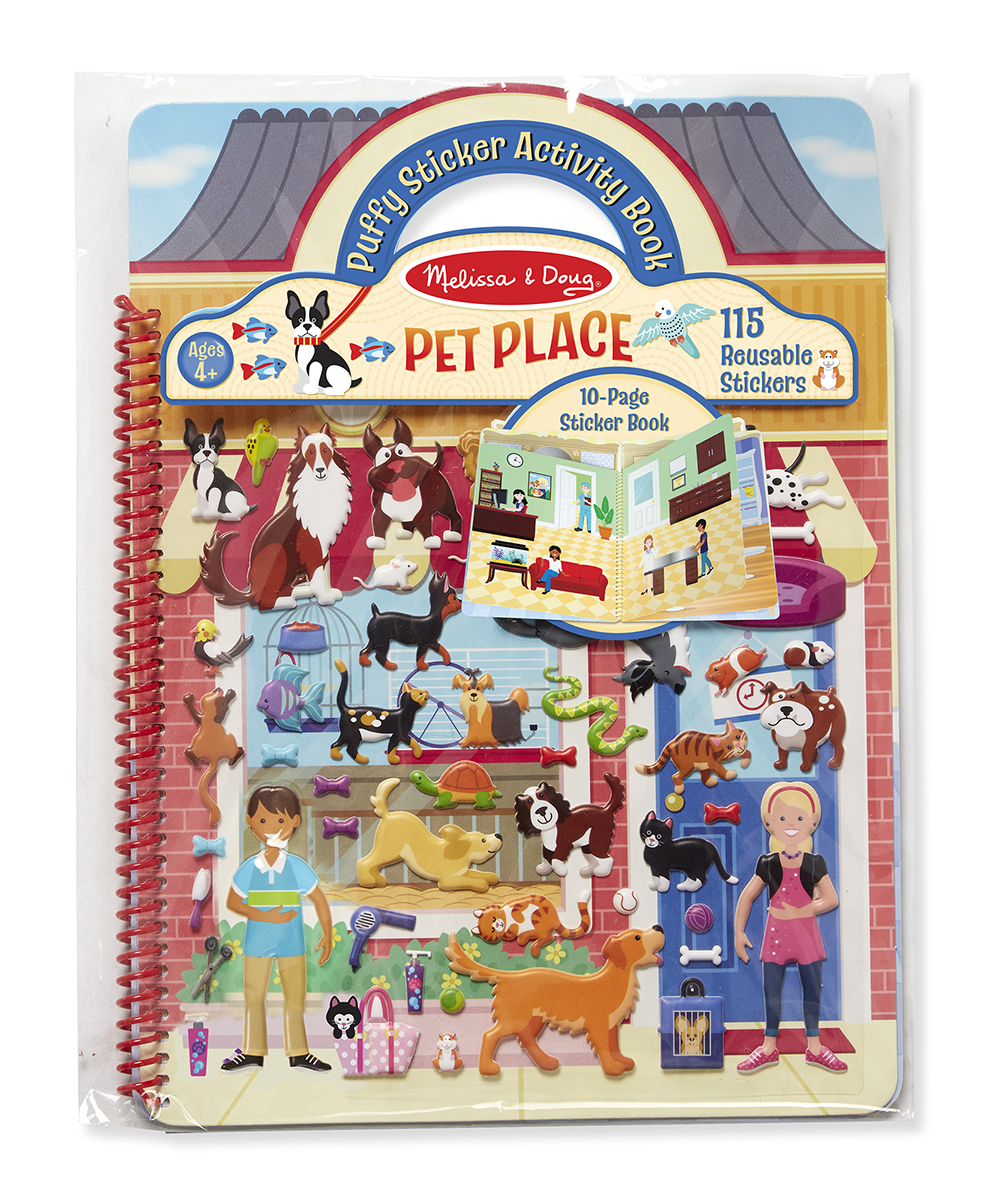 Melissa & Doug: Pet Place Puffy Stickers