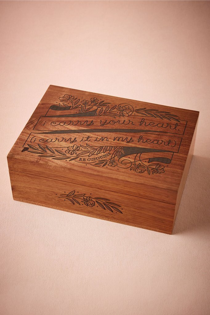 Cardtorial Wood Box - I Carry Your Heart image