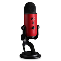 Blue Microphones Yeti Multi-Pattern USB Microphone (Satin Red) for 