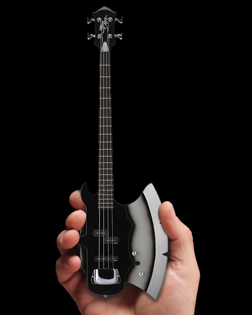 Axe Heaven: Miniature Replica - KISS Gene Simmons Guitar (AXE Base) image
