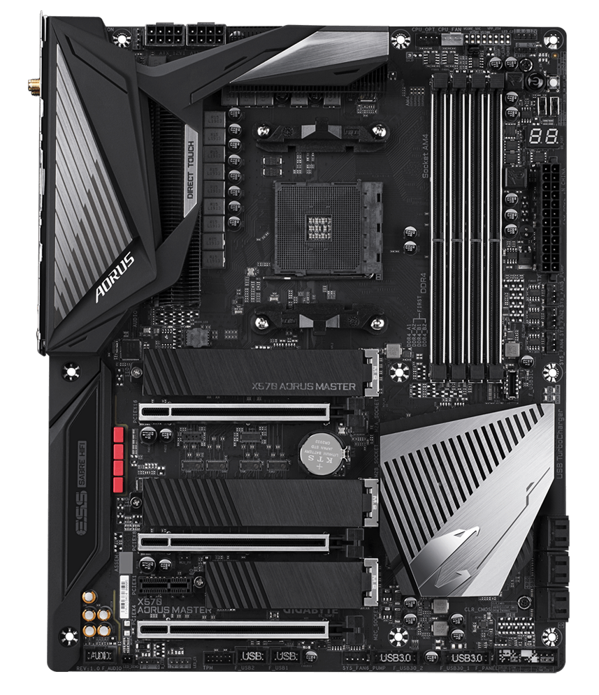 Gigabyte: X570 Aorus Master - Gaming Motherboard image