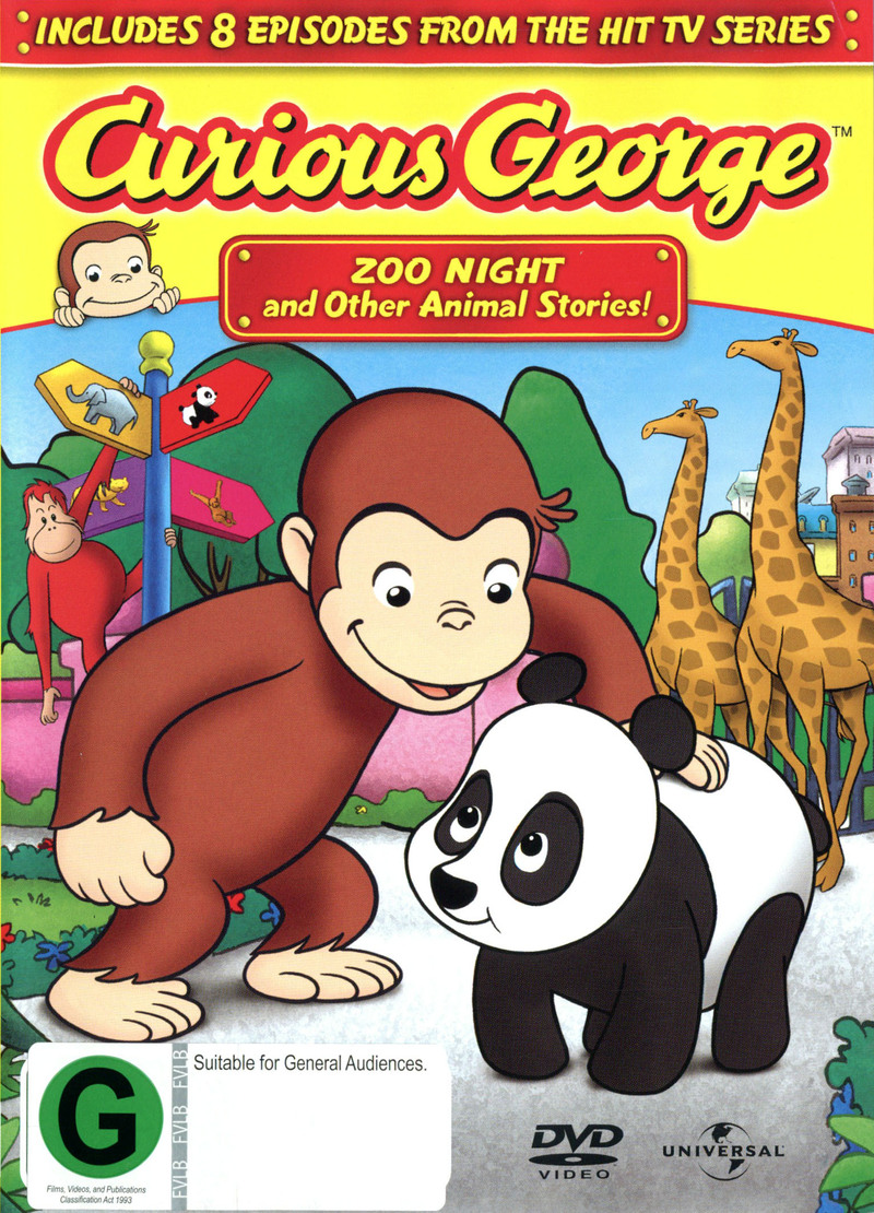 Curious George - Vol. 1: Zoo Night And Other Animal Stories! on DVD image