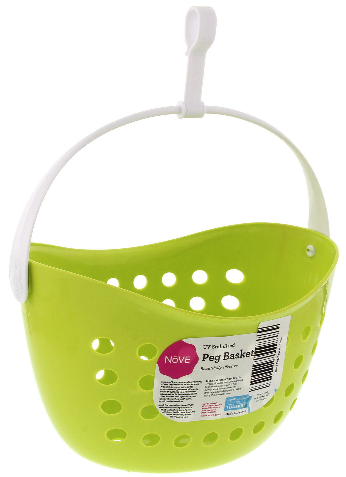 Nove Peg Basket Lime at Mighty Ape NZ