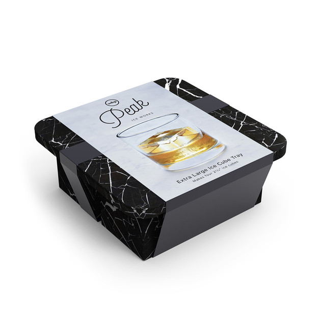 Ice Cube Tray Extra Large Marble – Black