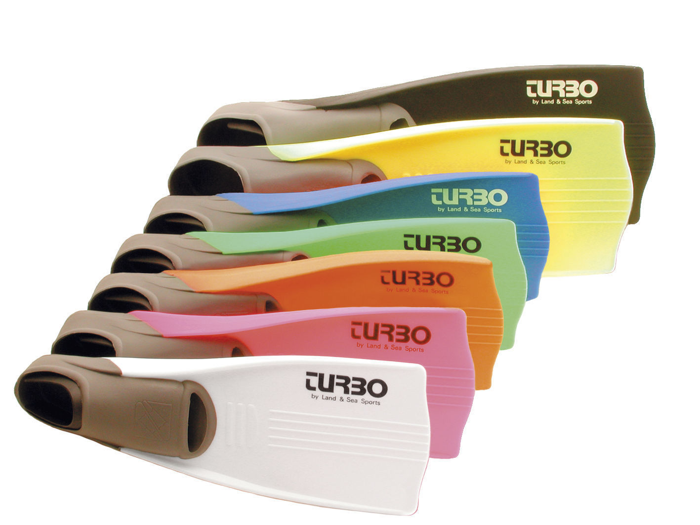 Buy Land & Sea HireTurbo Swim Fins Green (Medium) at Mighty Ape