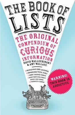 The Book of Lists: The Original Compendium of Curious Information by David Wallechinsky image