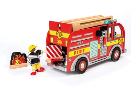 Le Toy Van: Budkins - World Fire Engine Set