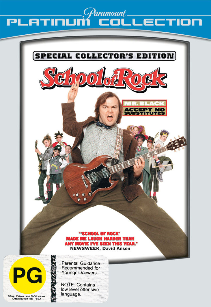 School of Rock (Platinum Edition) on DVD