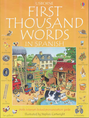First Thousand Words in Spanish by Heather Amery image