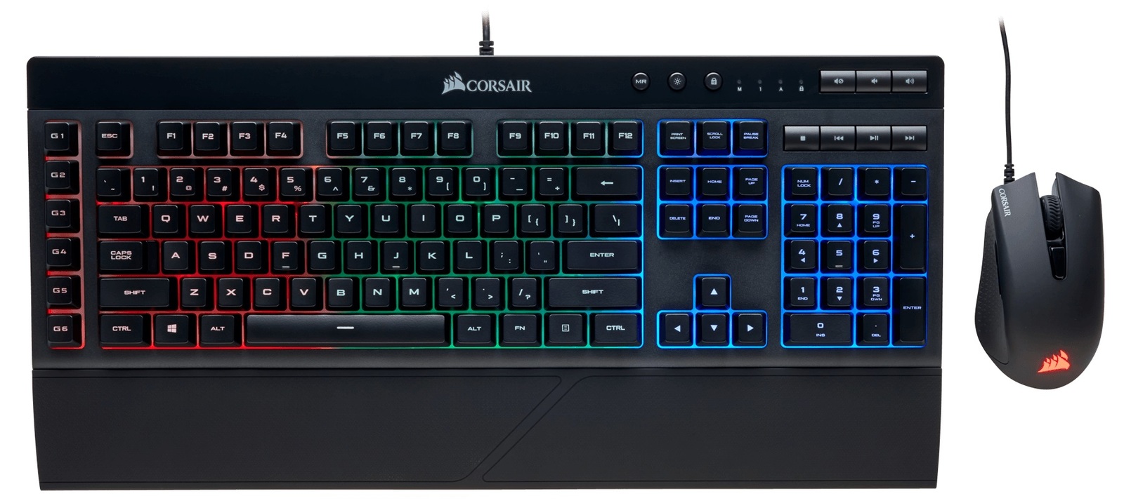 Corsair K55 RGB & Harpoon RGB Gaming Combo for PC Games image