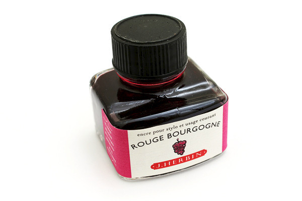 J Herbin: Fountain Pen Ink - Rouge Bourgogne (30ml)