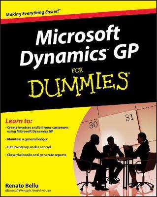 Microsoft Dynamics GP for Dummies by Renato Bellu image