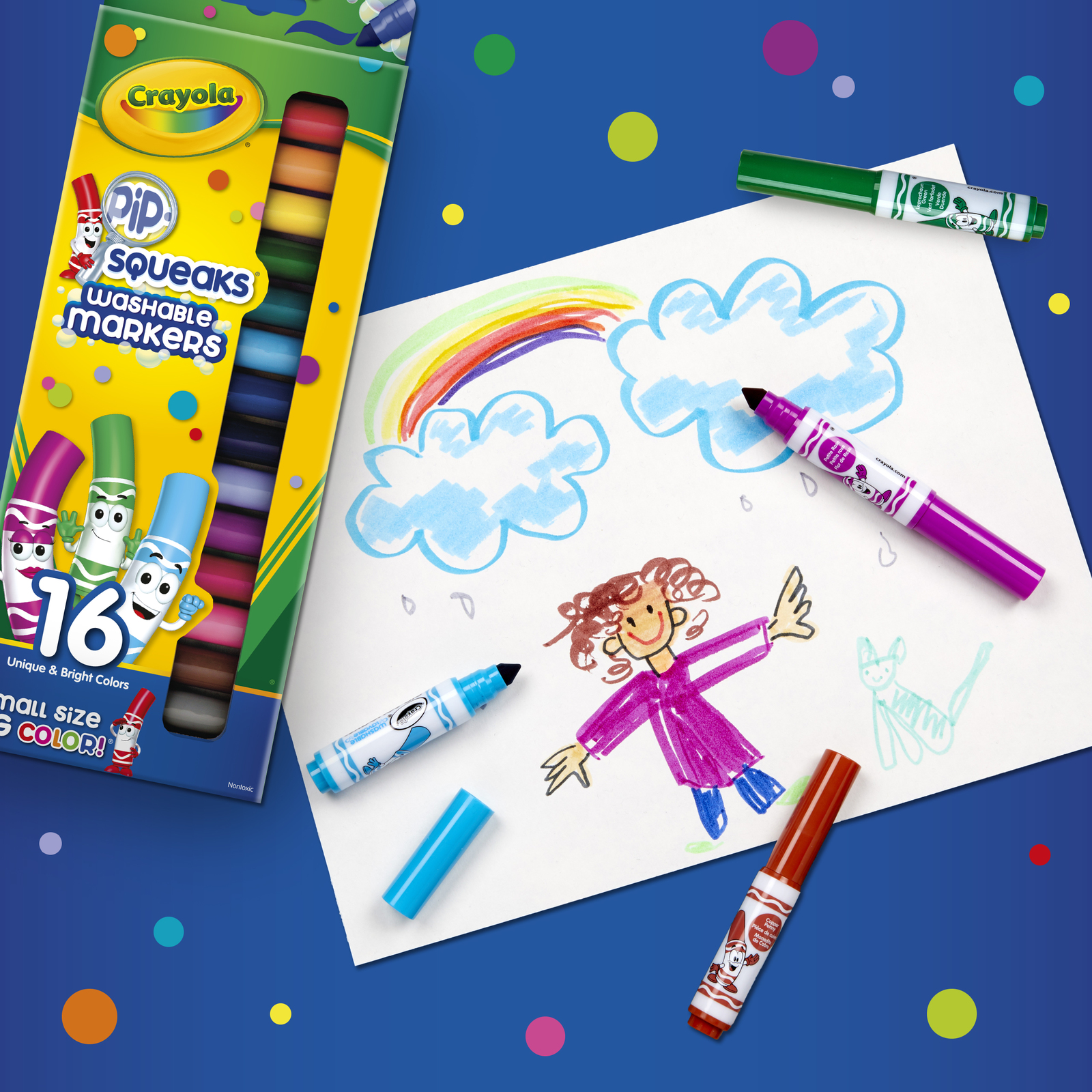 Crayola: 16 Pipsqueaks Washable Markers image