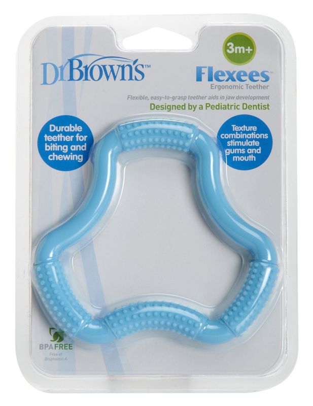 Dr Brown's Flexees A Shaped Teether (Blue)