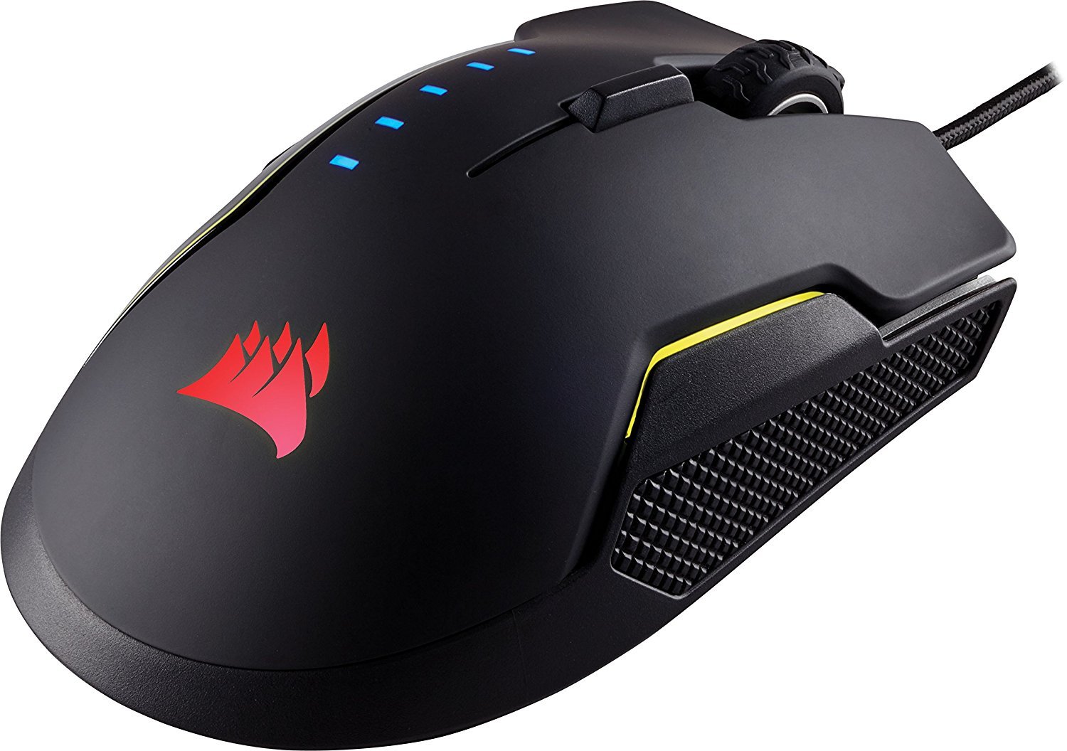 Corsair GLAIVE RGB Gaming Mouse - Aluminium for PC Games image