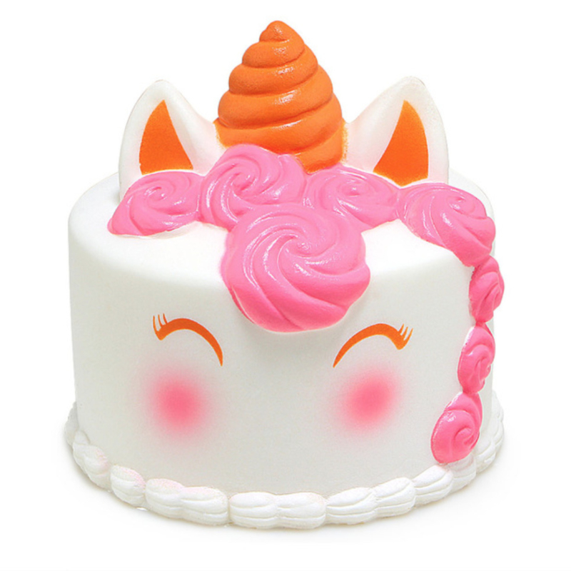 I Love Squishy: Pink Unicorn Squishie Toy (12cm) image