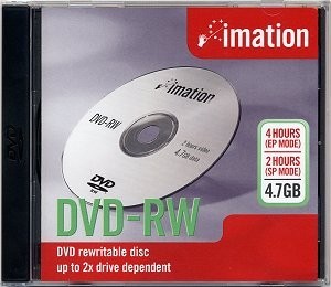 Imation DVD+RW 4.7GB 4X 5PK image