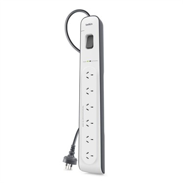 Belkin - 6 Outlet Surge Protector - 2 Metres image