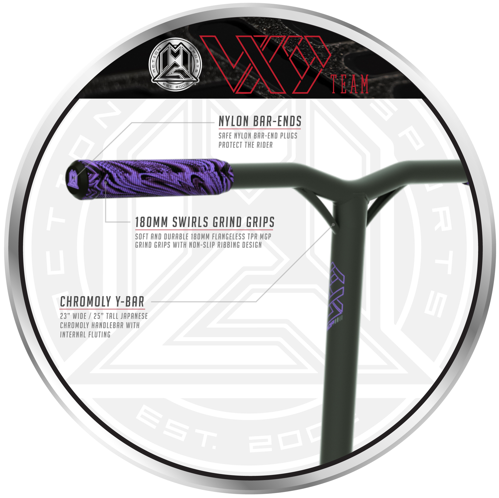 MADD Gear: VX9 Team Scooter - Purple image