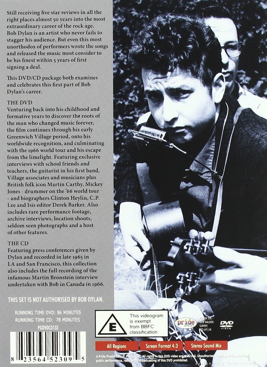 Bob Dylan 1941-1966: Tales From a Golden Age (DVD/CD) on DVD image