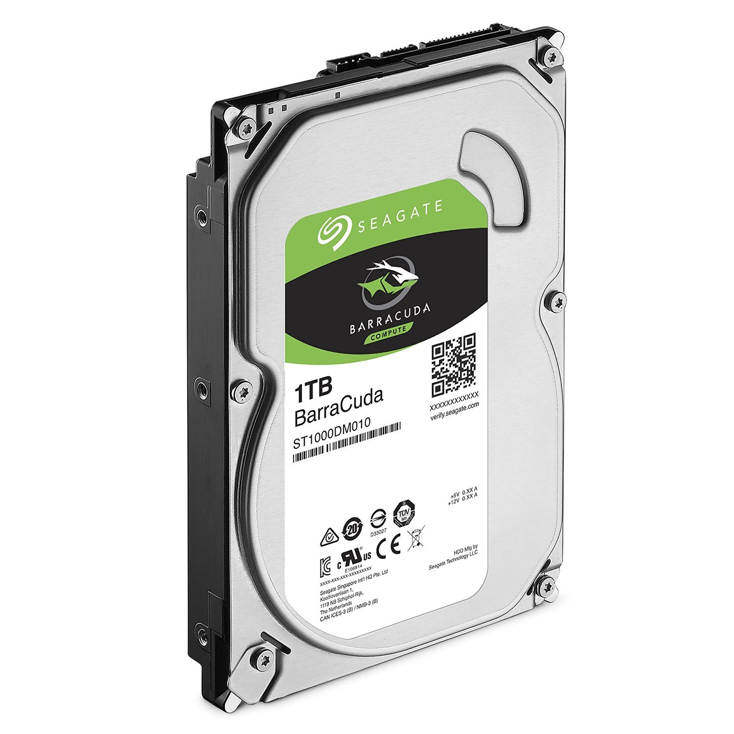 1TB Seagate BarraCuda SATA 6Gb/s 64MB Cache 3.5-Inch Internal Hard Drive image