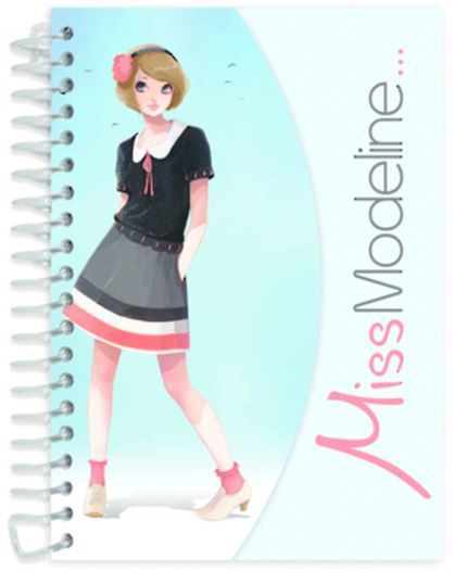 Miss Modeline A6 Notepad and Design Book - Alex image